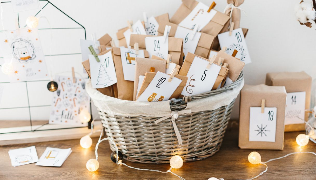 Calendario Avvento fai da te per bambini