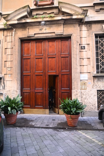 L'esterno del palazzo di Brera