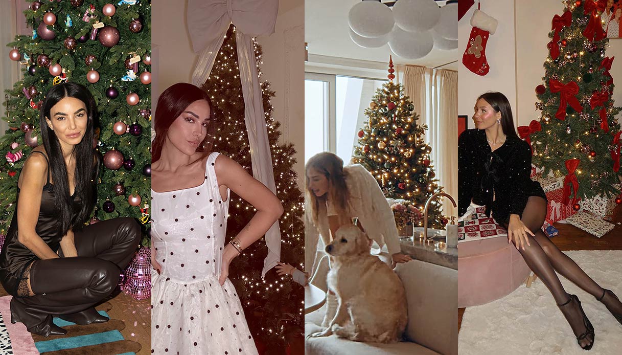 Alberi di natale vip: tra minimal o barocchi, chi vince quest’anno?