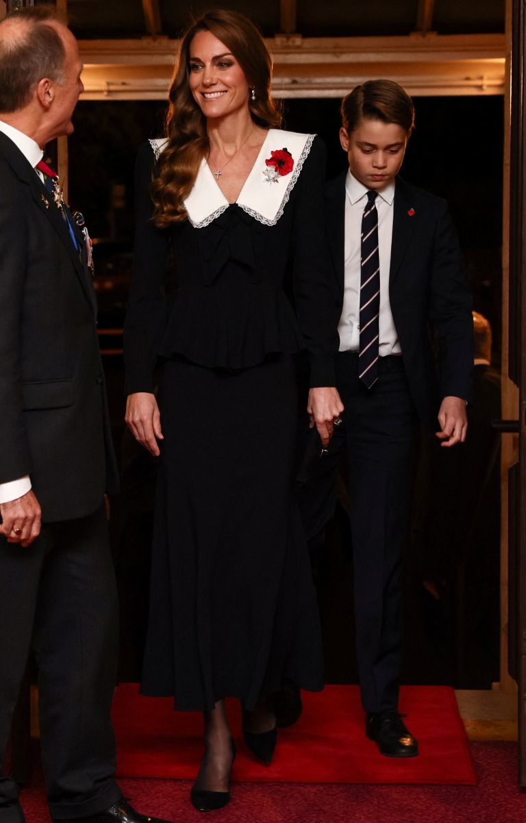 Kate Middleton e il Principe George al Festival of Remembrance 