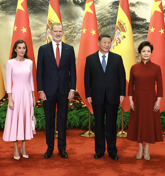 Letizia di Spagna Felipe di Spagna Cina