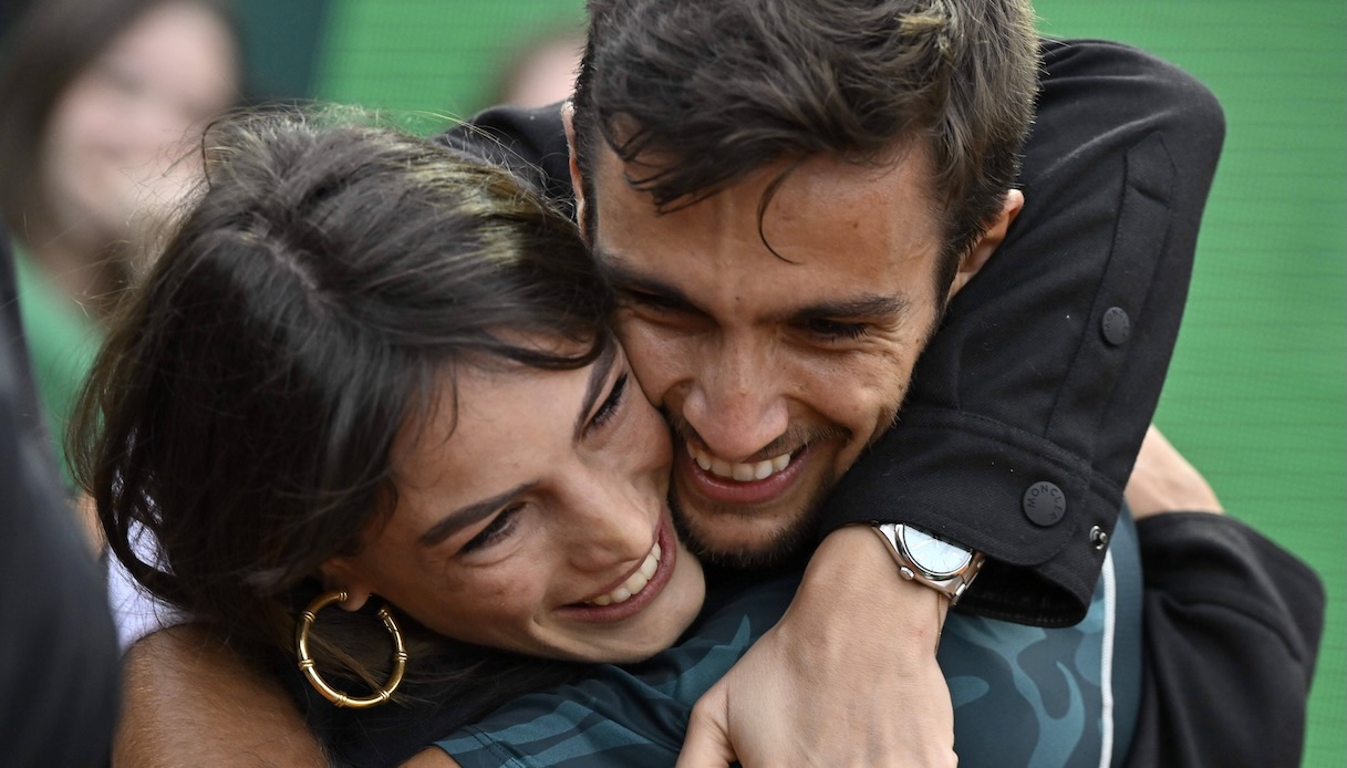Lorenzo Musetti, la compagna Veronica Confalonieri incinta e in lacrime agli ATP Finals