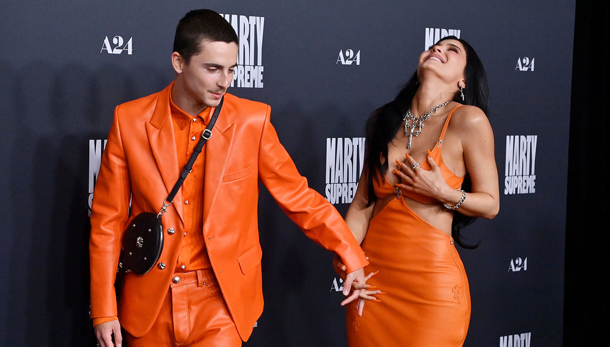 Timothée Chalamet e Kylie Jenner alla prima di “Marty Supreme”, 8 dicembre 2025