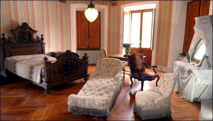 Castello Savoia, Gressoney, stanze private