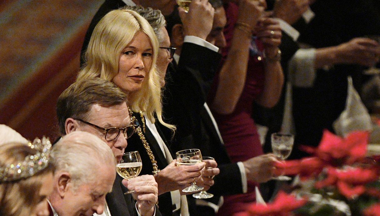 Claudia Schiffer al banchetto di Stato