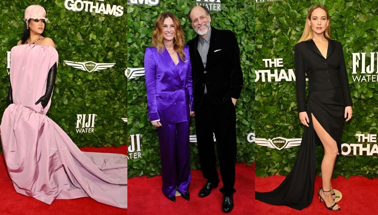 Gotham Awards 2025, i look più glamour sul red carpet: da Rihanna a Jennifer Lawrence