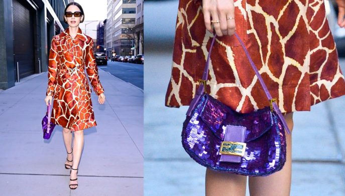 Lily Collins vs Sarah Jessica Parker, il look griffatissimo che sembra "rubato" a Carrie Bradshaw