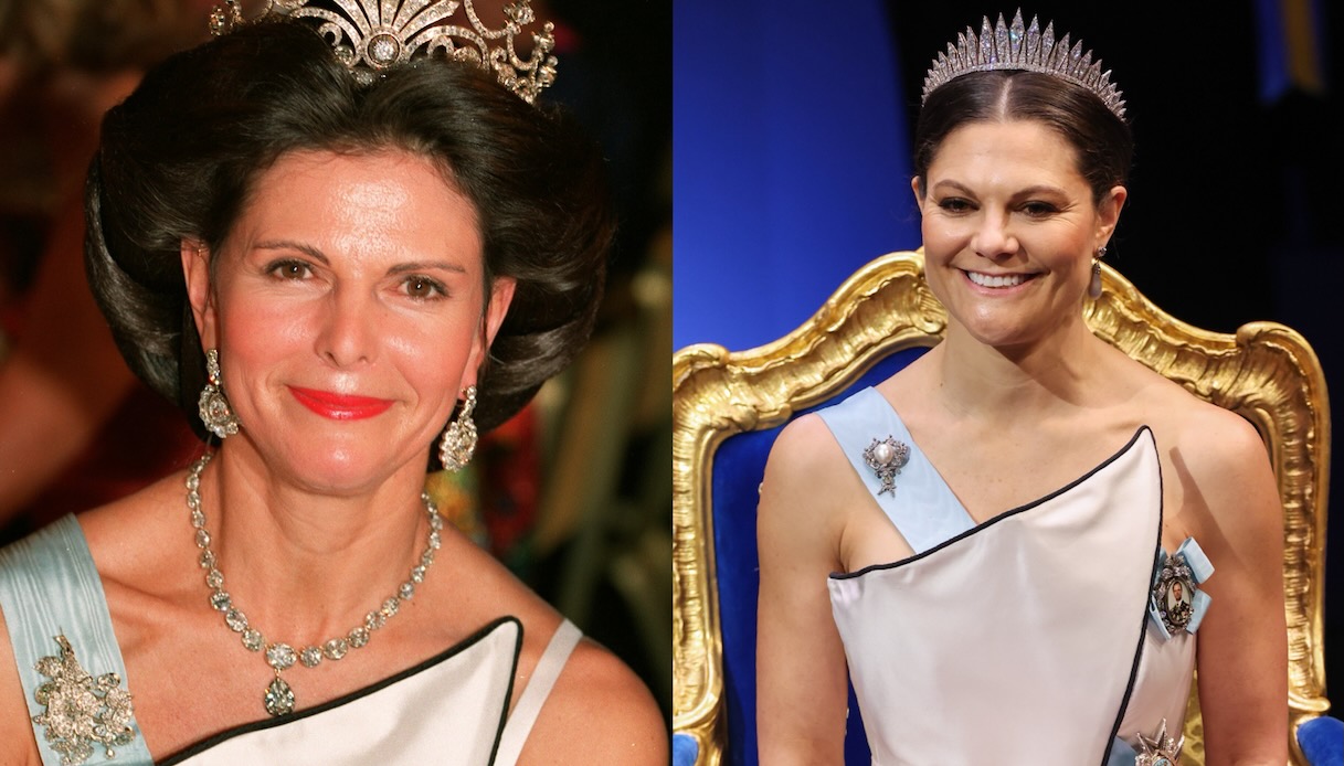 La Regina Silvia di Svezia e la Principessa Vittoria