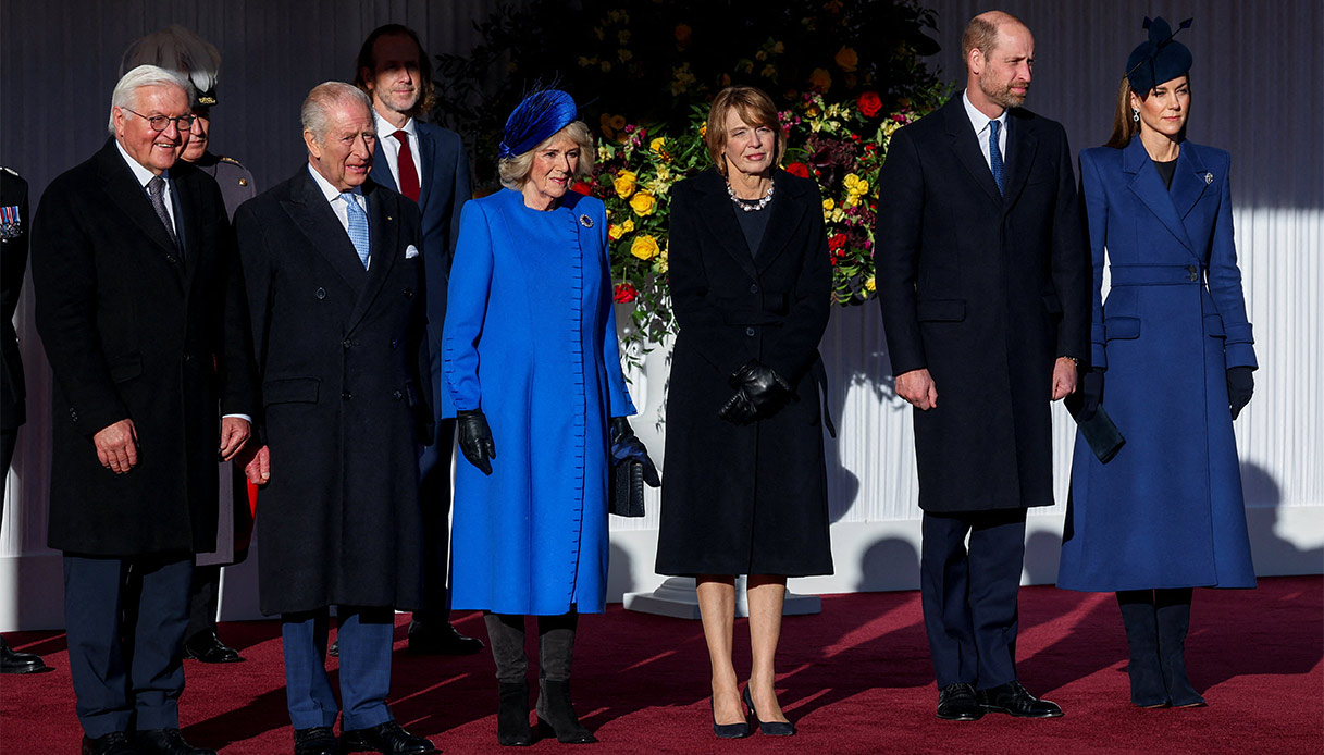 Carlo Camilla William Kate Middleton Presidente tedesco