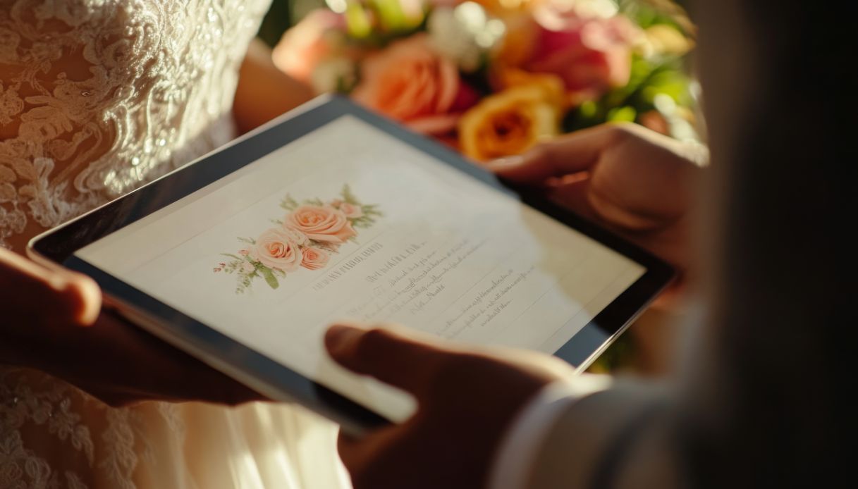 Inviti di matrimonio digitali: cosa sono e come realizzarli