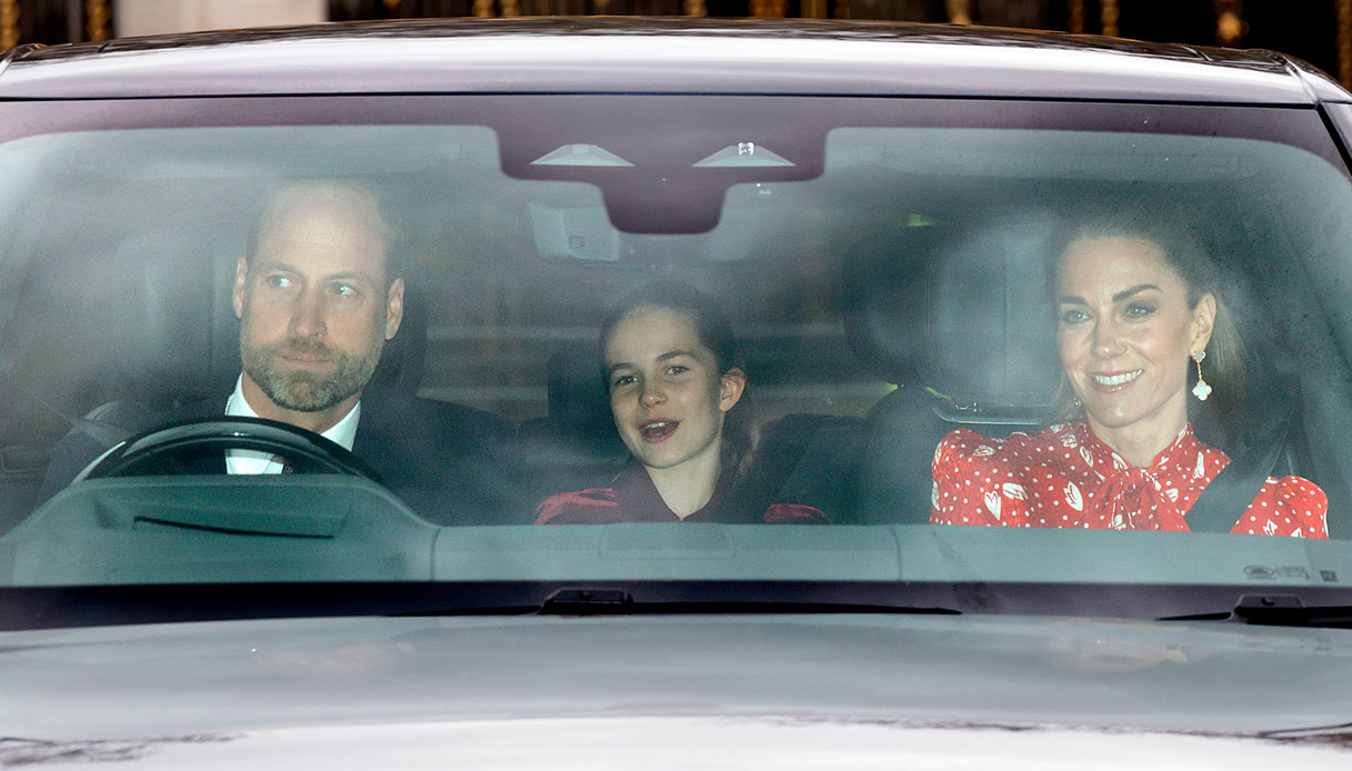 William Charlotte Kate Middleton pranzo natale 2025