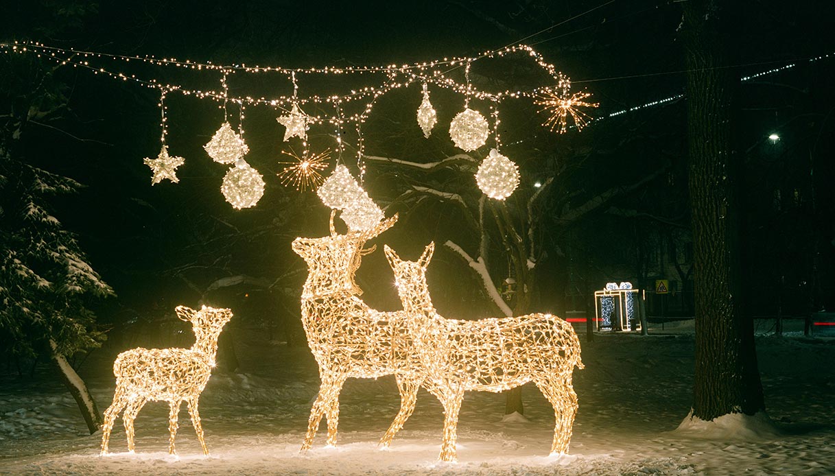 illuminazione natalizia da esterni idee di stile per un8217atmosfera elegante