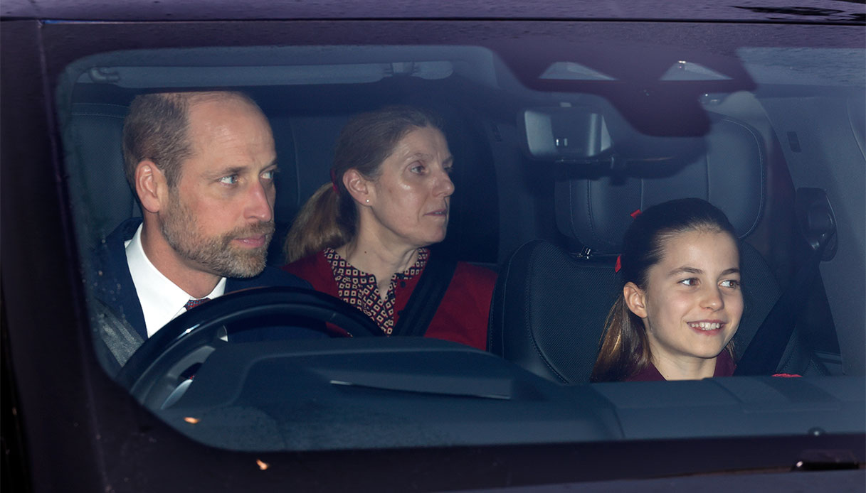 William Charlotte tata pranzo di Natale 2025