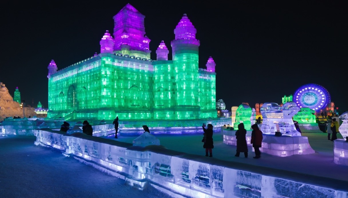 Harbin palazzo ghiaccio