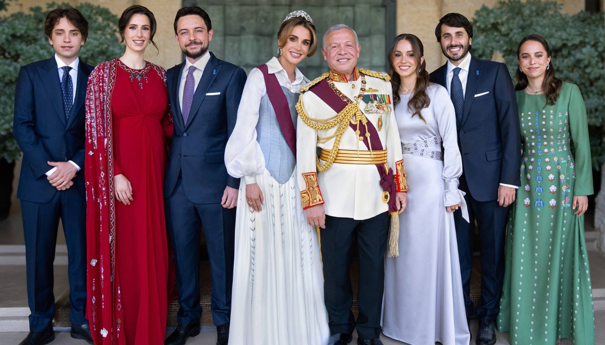 La famiglia reale di Giordania nel 2024