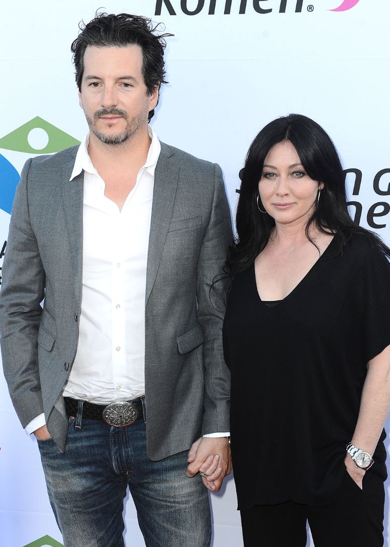 Shannen Doherty con l'ex marito