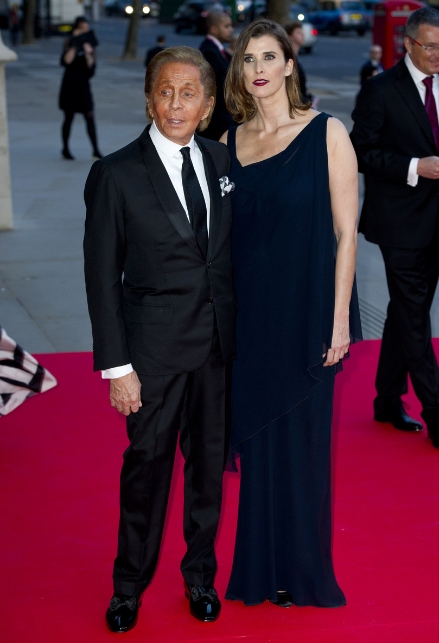 Valentino Garavani insieme a Rosario Nadal 