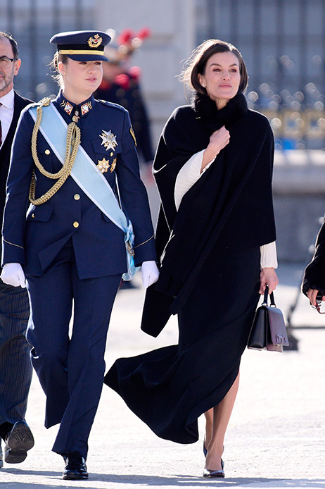 Leonor di Spagna Letizia di Spagna Pasqua Militare 2026