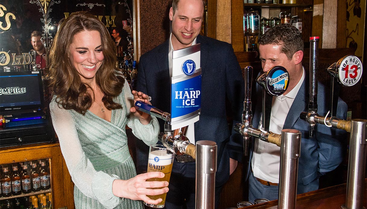 Kate Middleton William birra