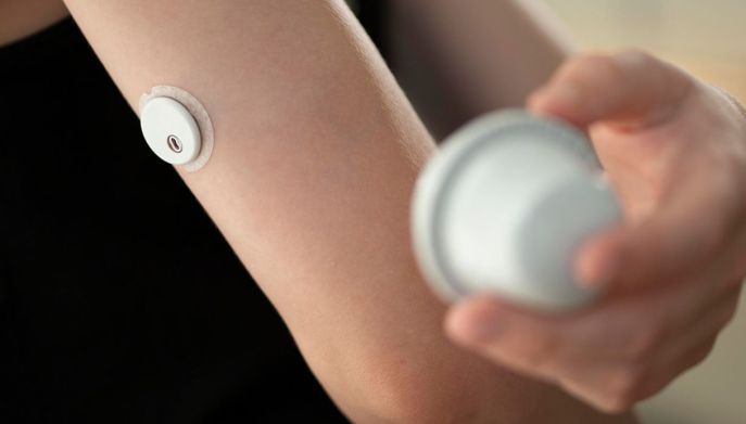 Il sensore Libre applicato su un braccio