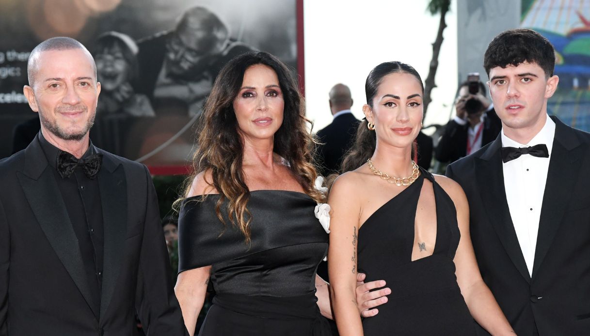 Raf con moglie e figli