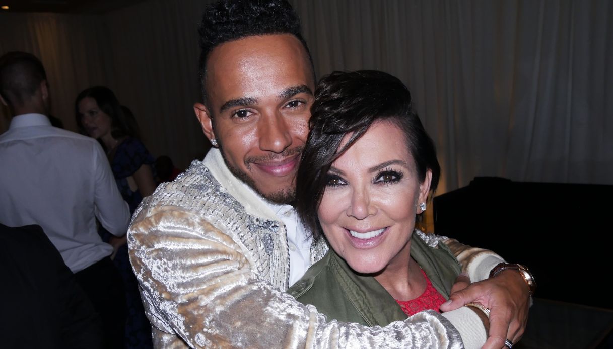 Hamilton con Kris Jenner