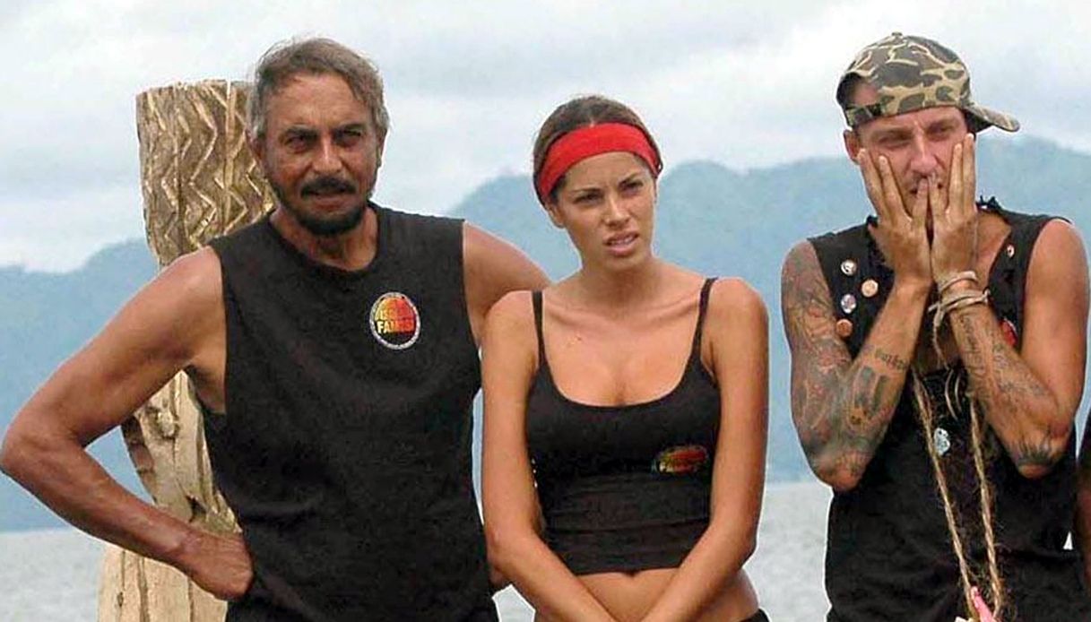 Kabir Bedi con Aida Yespica e Francesco Facchinetti