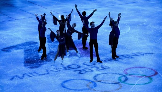La squadra italiana di pattinaggio artistico