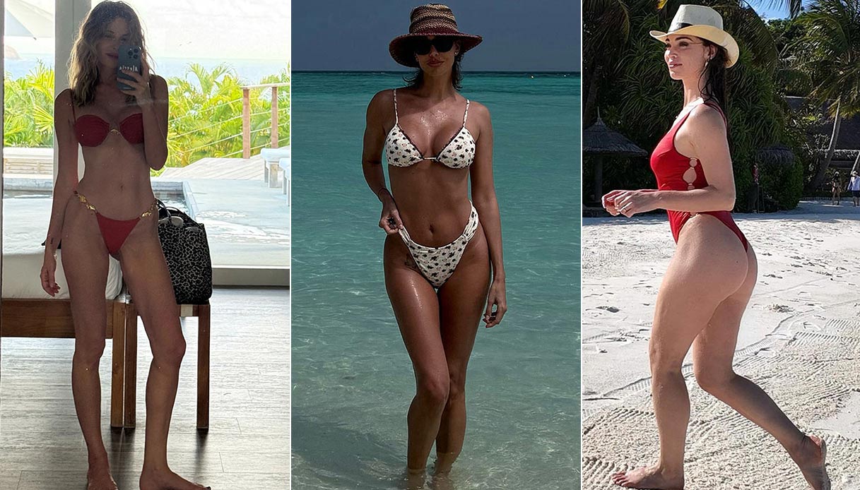 Aspettando la primavera....gli ultimi bikini vip d'inverno!