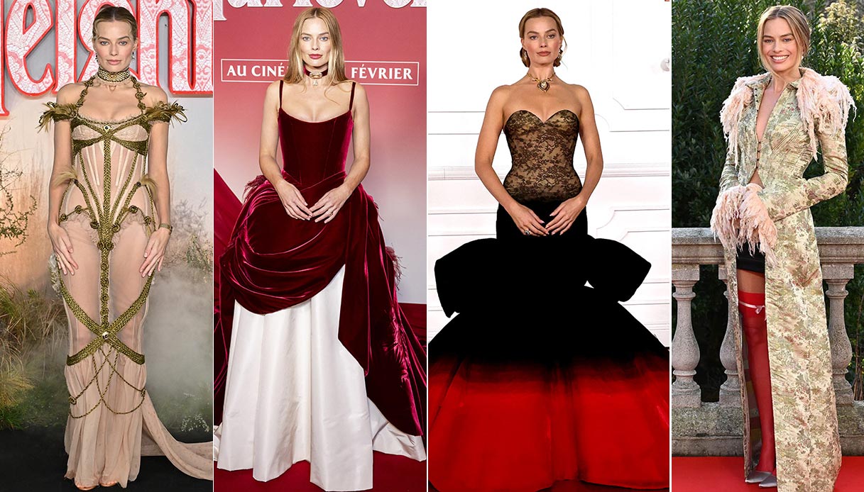 Cime tempestose: gli incredibili abiti di Margot Robbie alle premiere