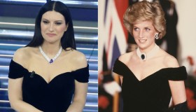 Laura Pausini a Sanremo 2026, incredibile somiglianza con Lady Diana: look a confronto