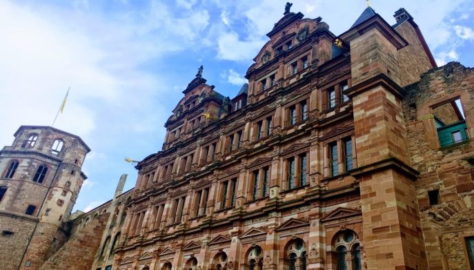 Castello di Heidelberg pietra arenaria