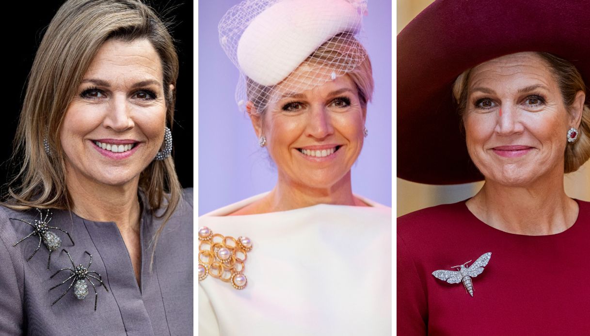 Maxima d'Olanda, l'originale collezione di spille della Regina