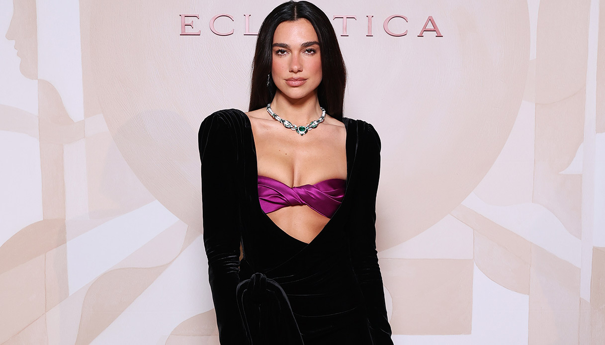 Dua Lipa all'evento Bulgari di Milano