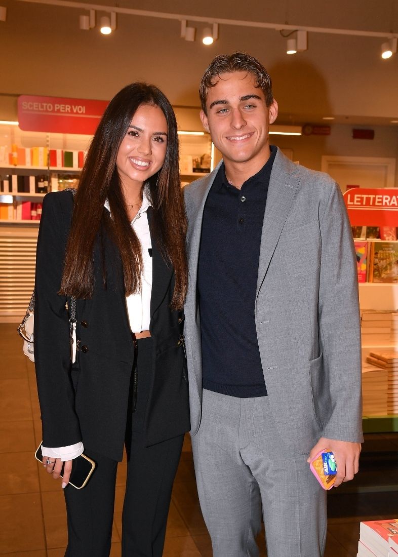 Davide Bonolis con la fidanzata