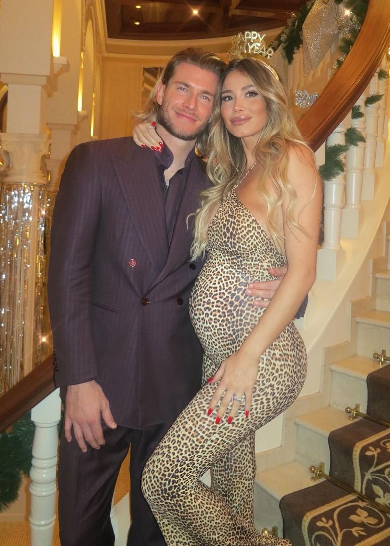 Diletta Leotta con Loris Karius