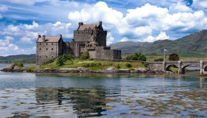 Eilean Donan castello Highlands scozzesi