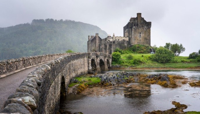 Eilean Donan castello ponte archi