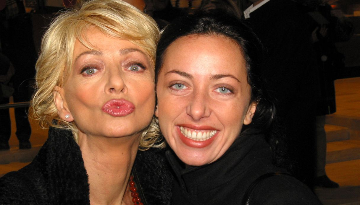 Enrica Bonaccorti con la figlia