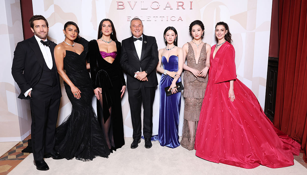 Dua Lipa, Anne Hathaway e Priyanka Chopra all'evento Bulgari di Milano