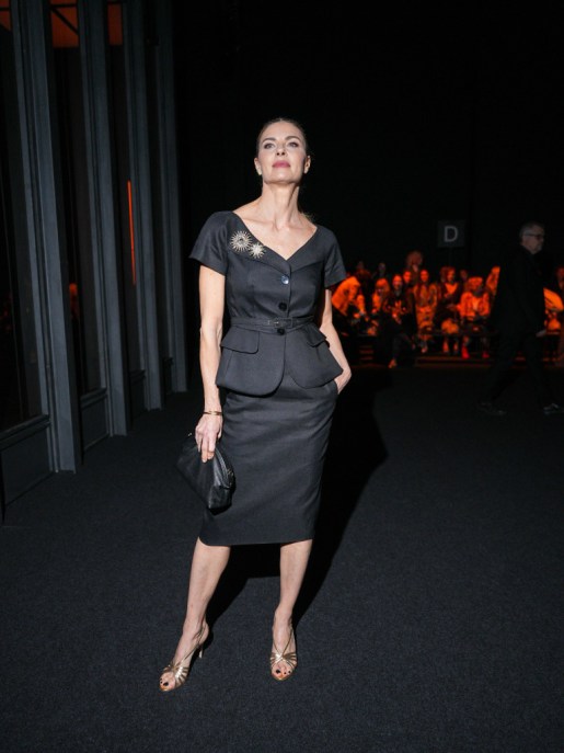 Martina Colombari sfilata MFW