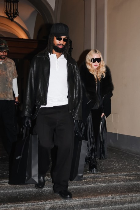 Madonna e Akeem Morris a Milano
