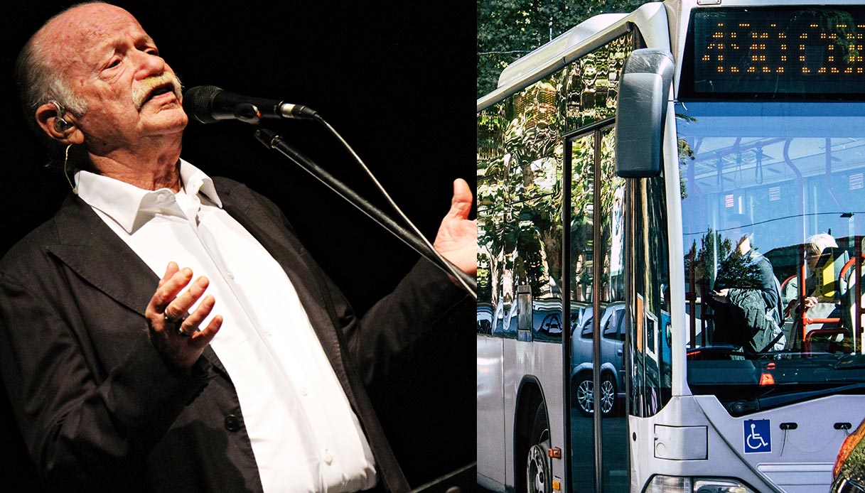 Autista di bus in sosta suona "Una lunga storia d'amore" di Gino Paoli