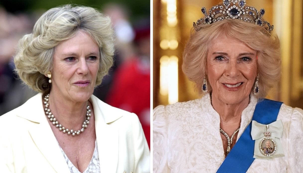 Le sopracciglia di Camilla prima e dopo