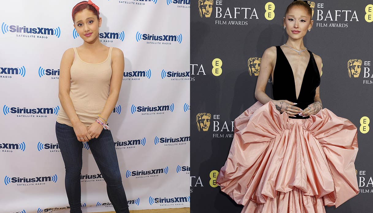 Ariana Grande ieri e oggi