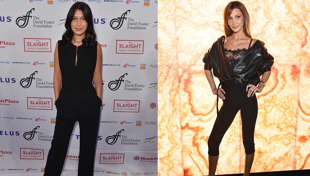 Bella Hadid ieri e oggi