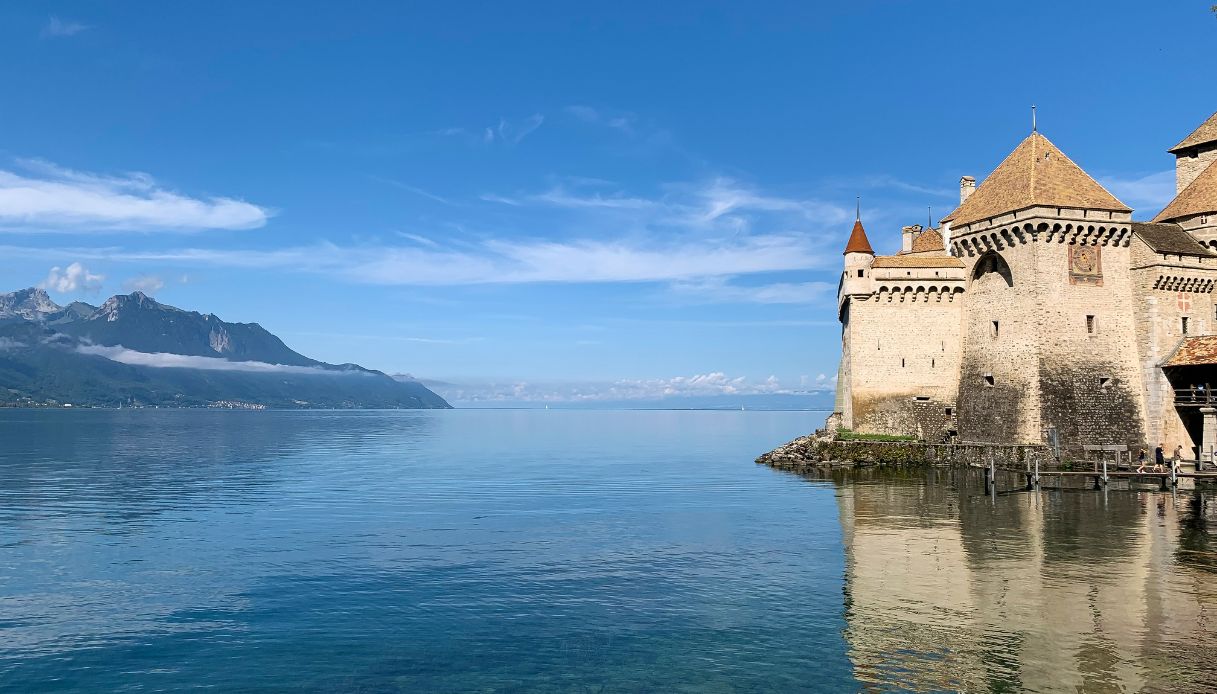 Il panorama del Castello di Chillon