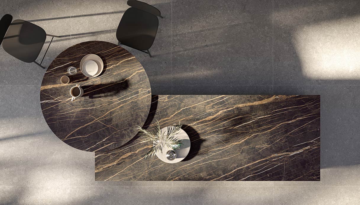 cucina Arredo3 modello Alma con ante in PET riciclato