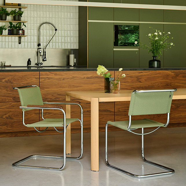 sedia Thonet S33 Mart Stam cucina moderna design