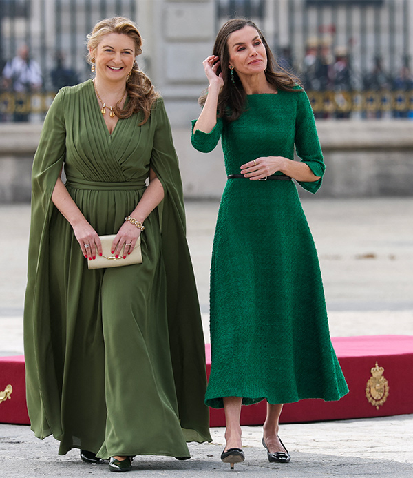 Letizia di Spagna St&eacute;phanie di Lussemburgo
